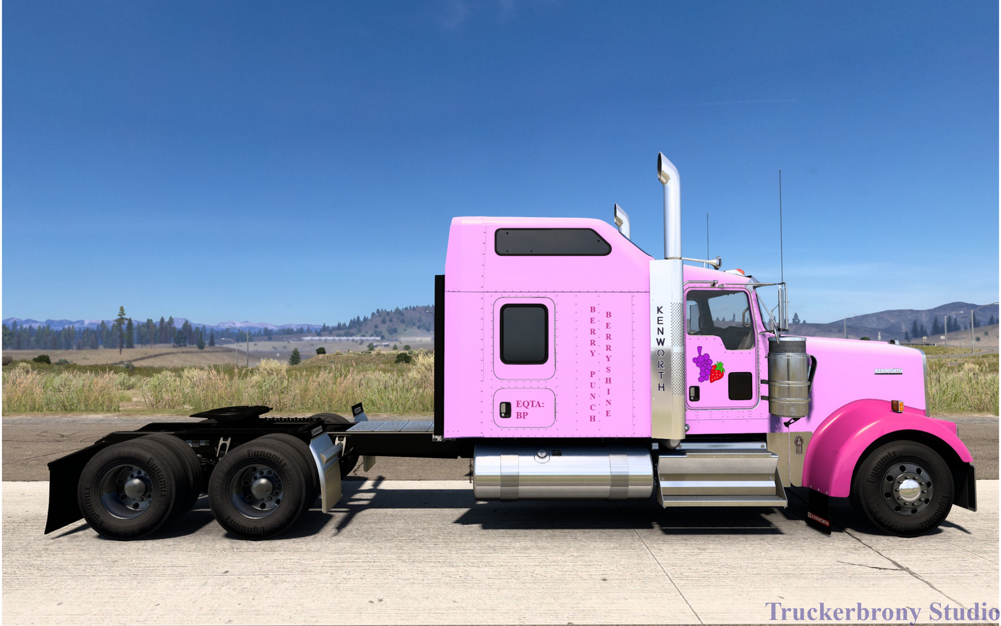 Berry Punch Kenworth W9000 (Digital Image)