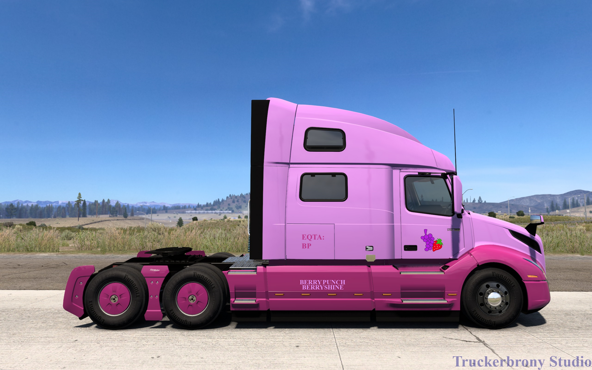 Berry Punch Volvo Vnl (Digital Image)