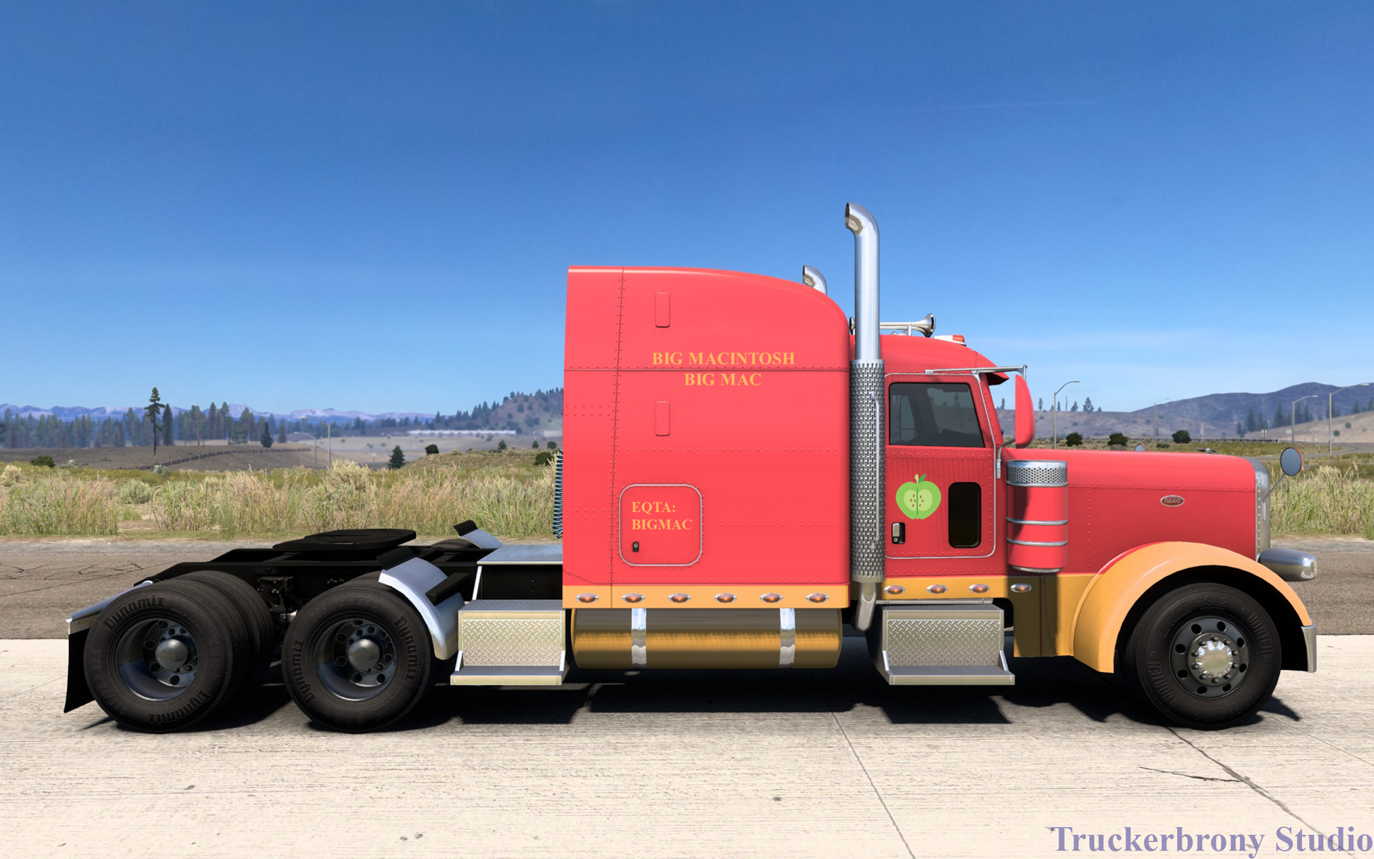 Big Macintosh-Big Mac Peterbilt 389 (Digital Image)