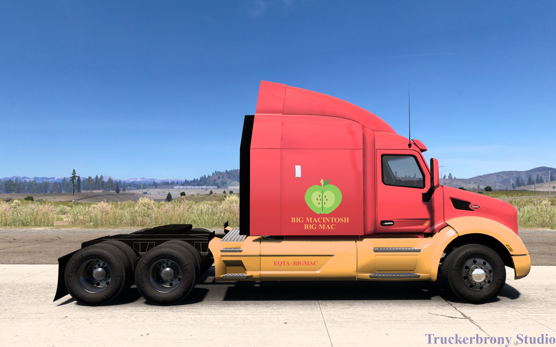 Big Macintosh-Big Mac Peterbilt 579 (Digital Image)