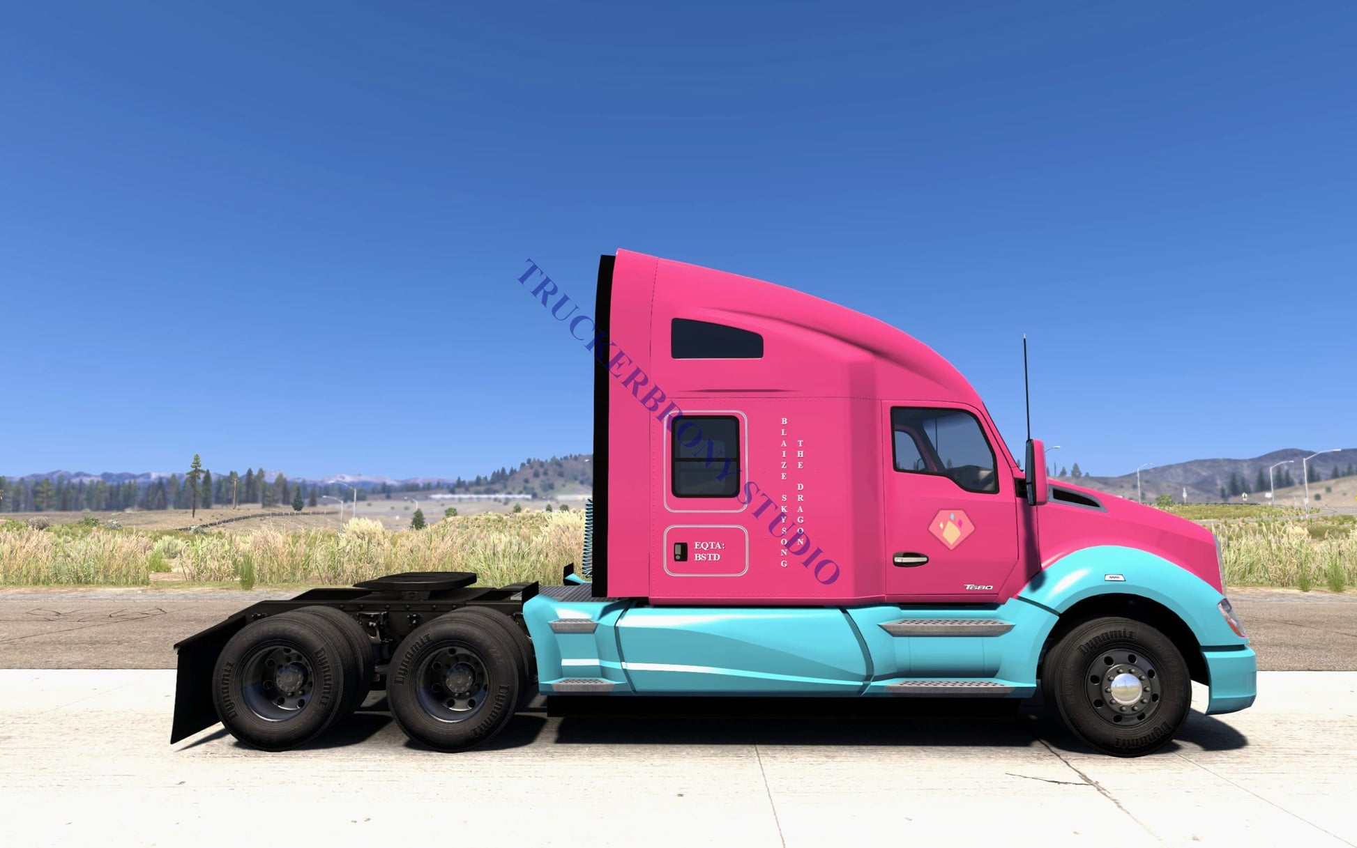 Blaize Skysong The Dragon Kenworth T680 (Digital Image) Digital Image