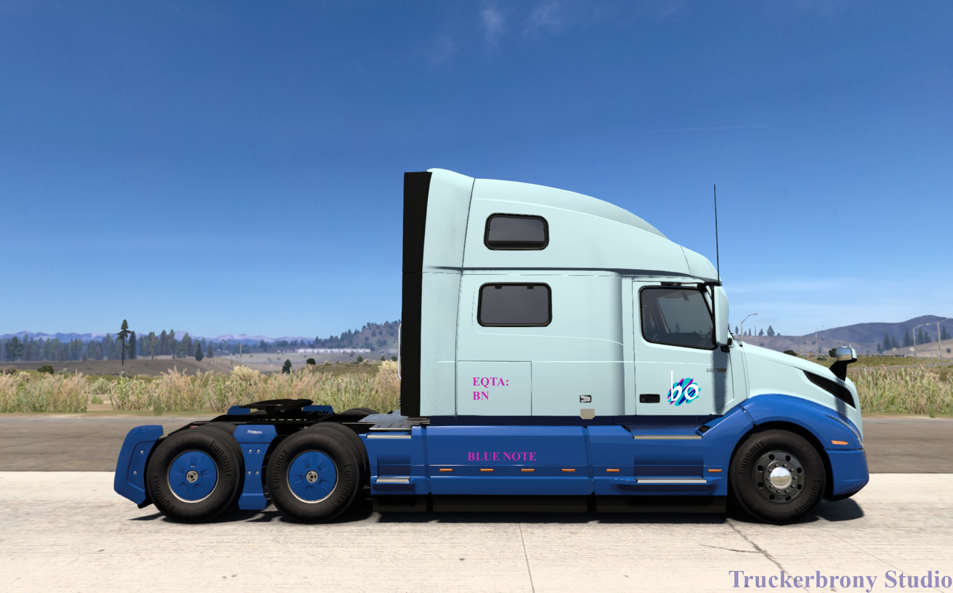 Blue Note Volvo Vnl (Digital Image)