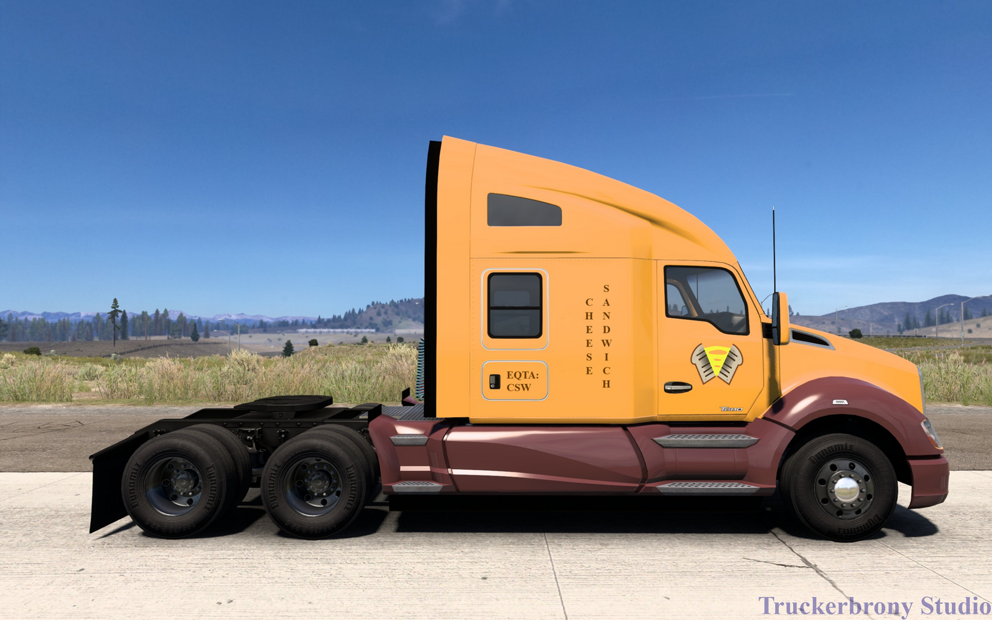 Cheese Sandwich Kenworth T680 (Digital Image)