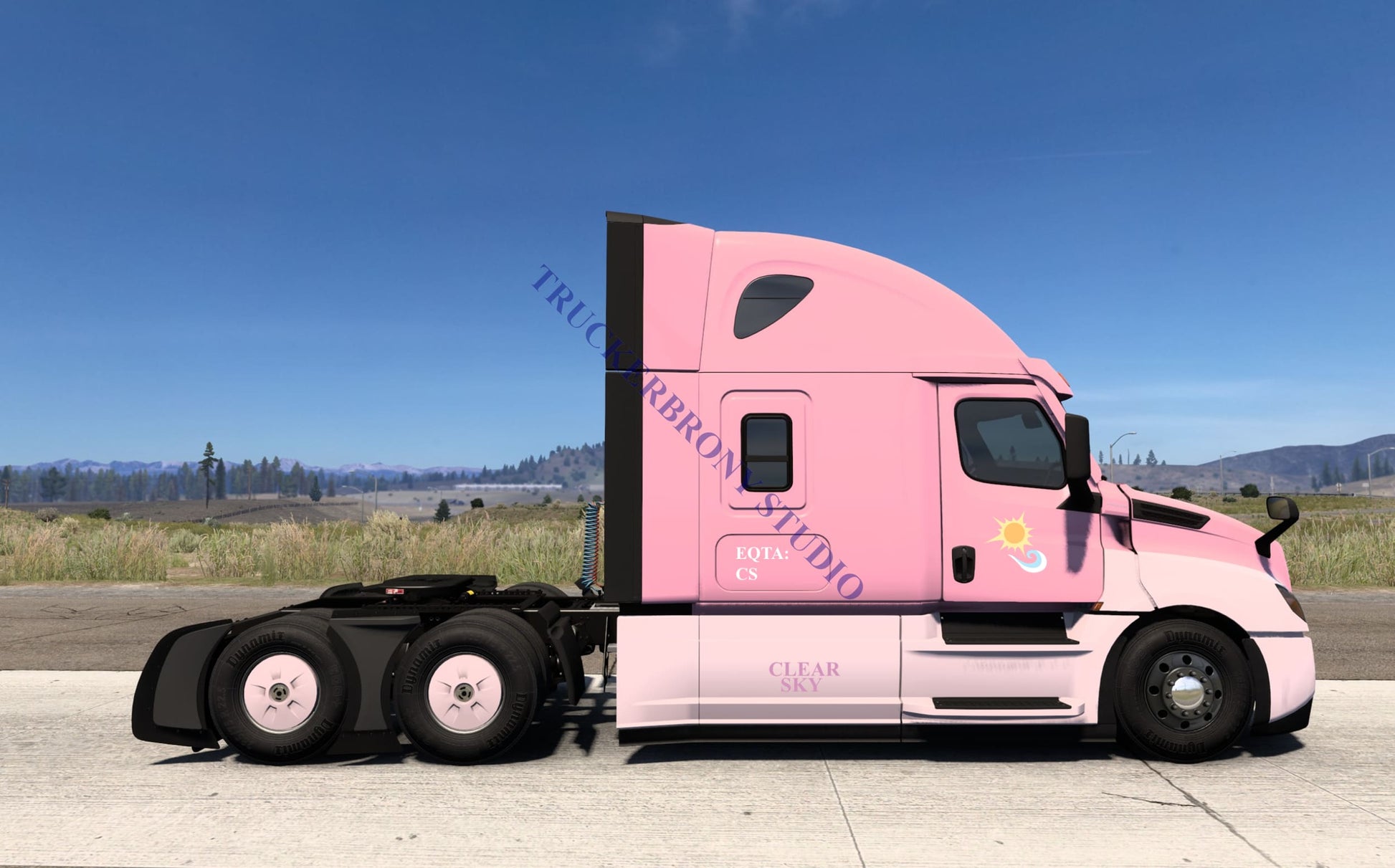 Clear Sky Freightliner Cascadia (Digital Image)