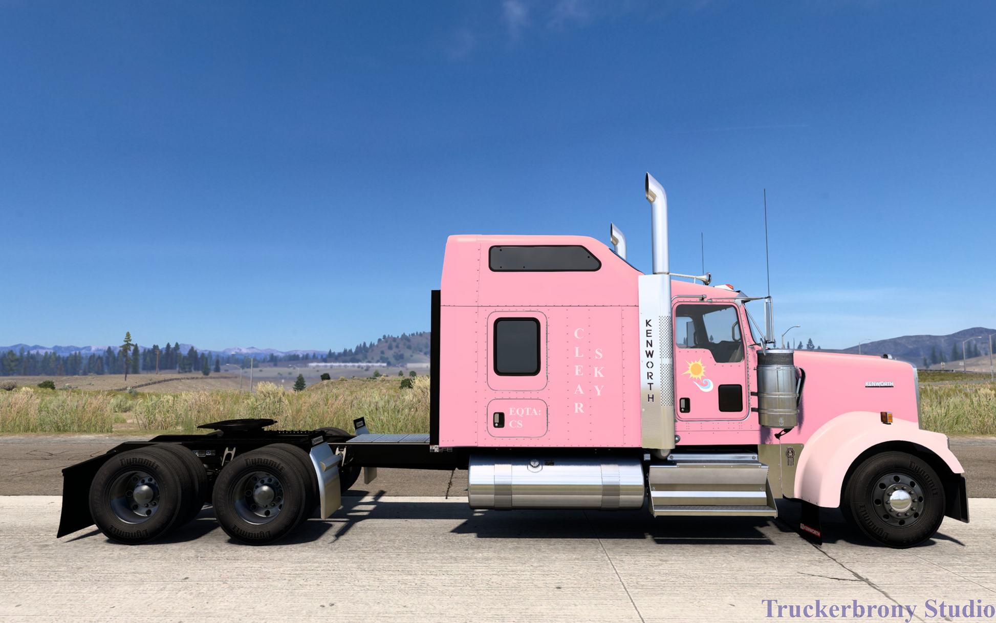 Clear Sky Kenworth W9000 (Digital Image)