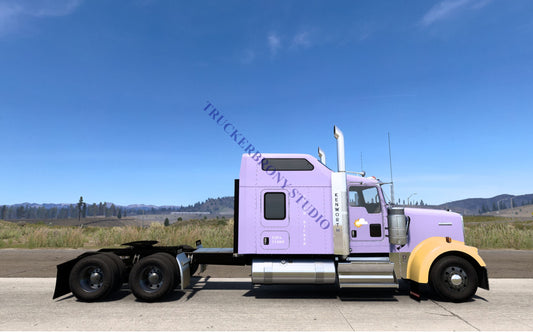 Cloud Kicker Kenworth W9000 (Digital Image) Digital Image