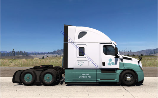 Cloudy Quartz Pie Freightliner Cascadia (Digital Image)