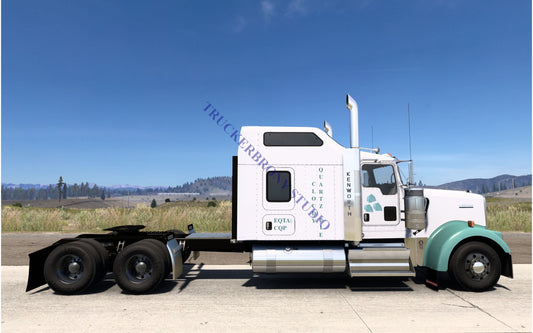 Cloudy Quartz Pie Kenworth W9000 (Digital Image)