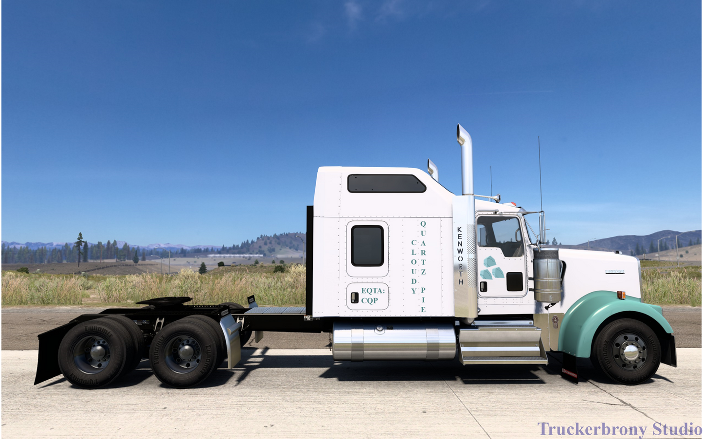 Cloudy Quartz Pie Kenworth W9000 (Digital Image)