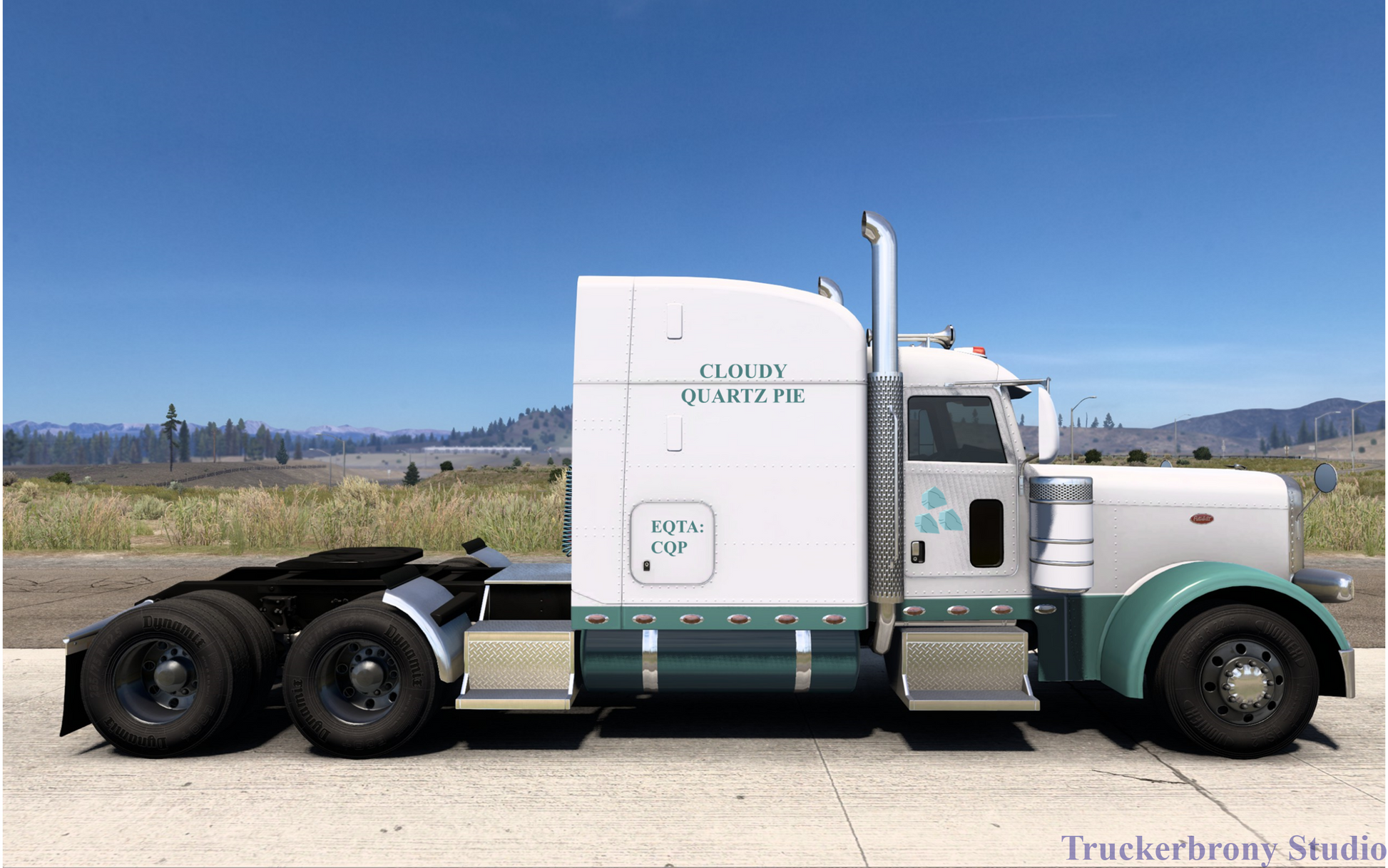 Cloudy Quartz Pie Peterbilt 389 (Digital Image)