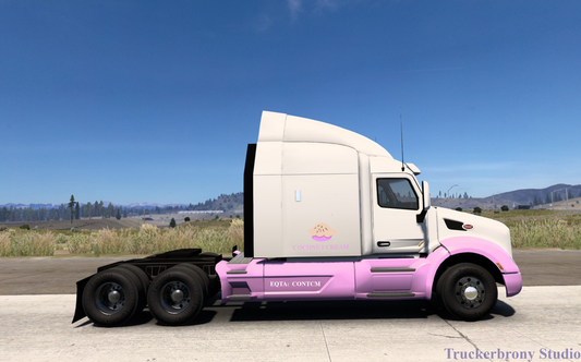 Coconut Cream Peterbilt 579 (Digital Image)