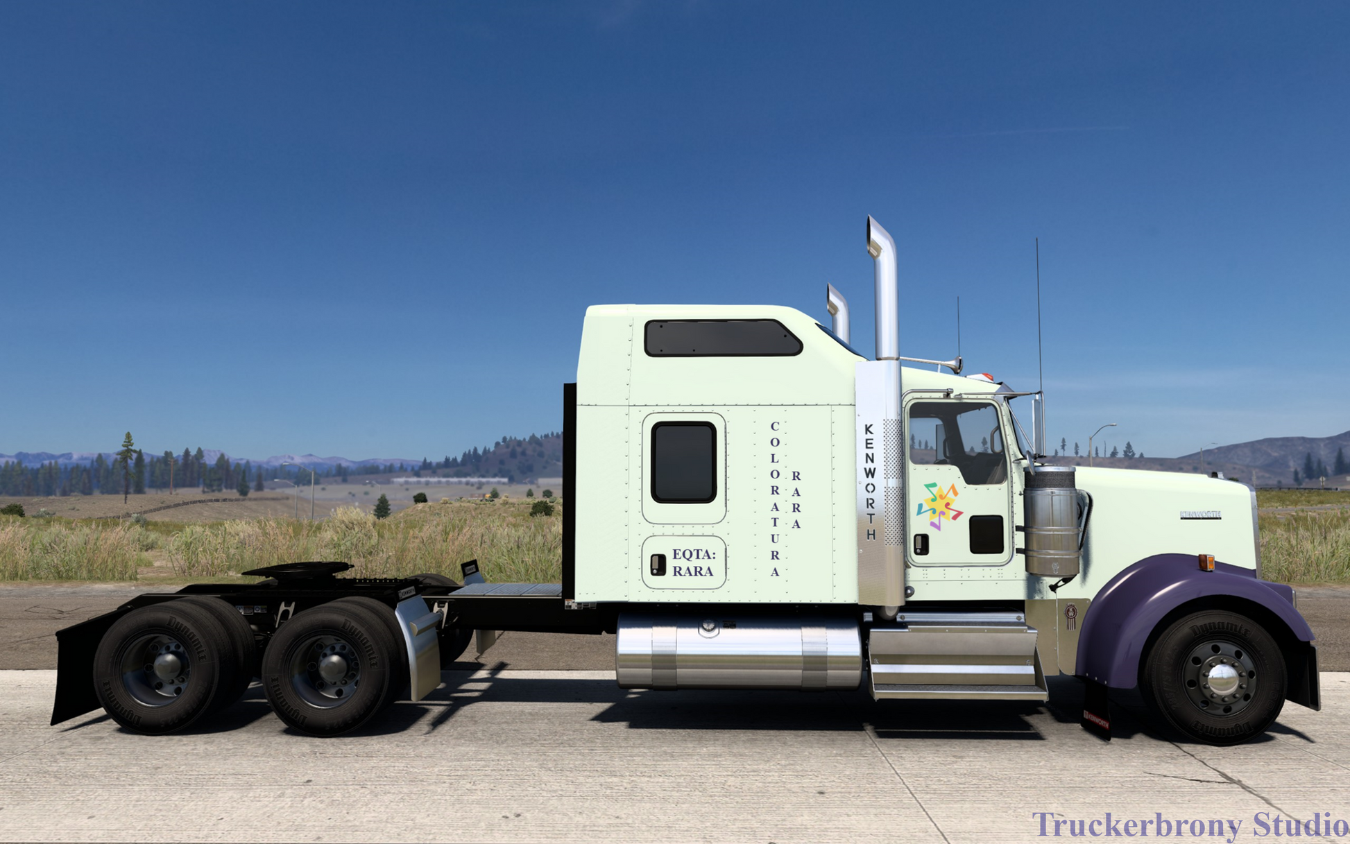 Coloratura-Rara Kenworth W9000 (Digital Image)