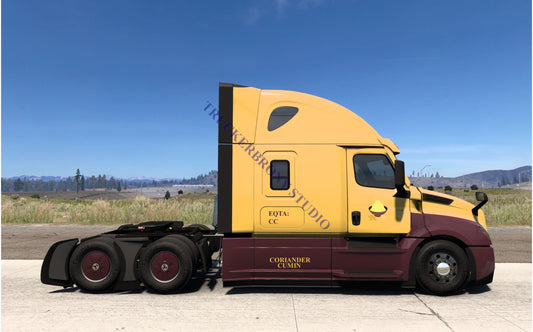 Coriander Cumin Freightliner Cascadia (Digital Image)