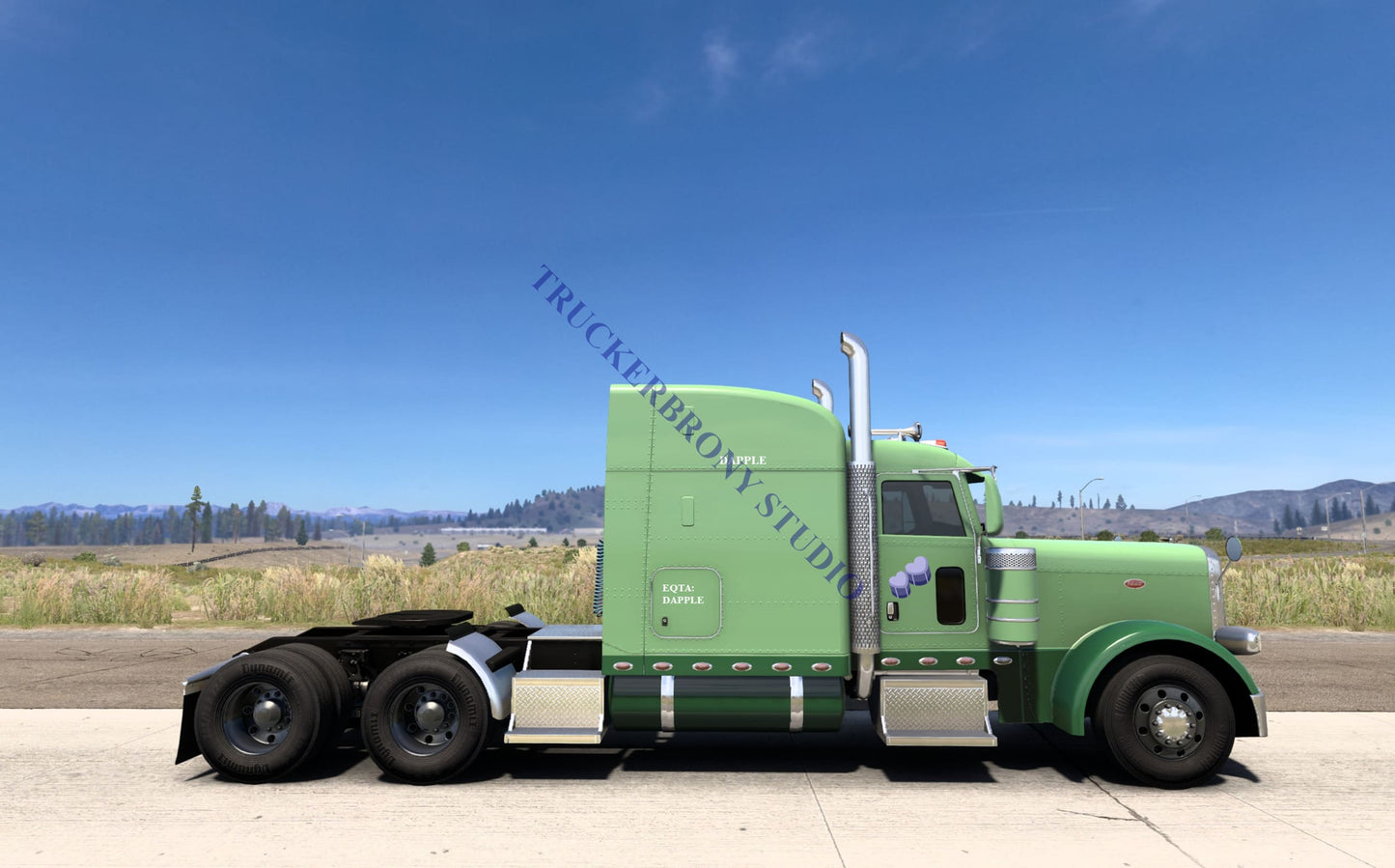 Dapple Peterbilt 389 (Digital Image) Digital Image