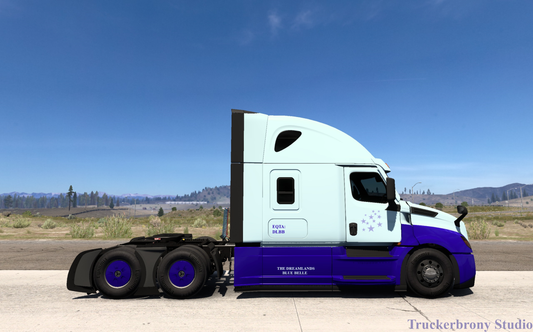 The Dreamlands (Blue Belle) Freightliner Cascadia (Digital Image)