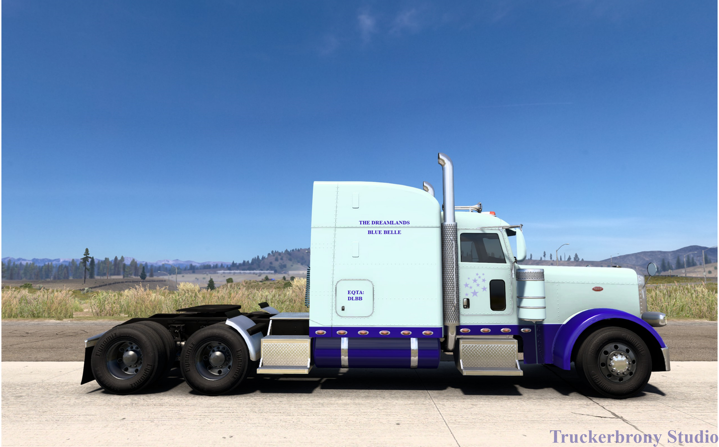 The Dreamlands (Blue Belle) Peterbilt 389 (Digital Image)