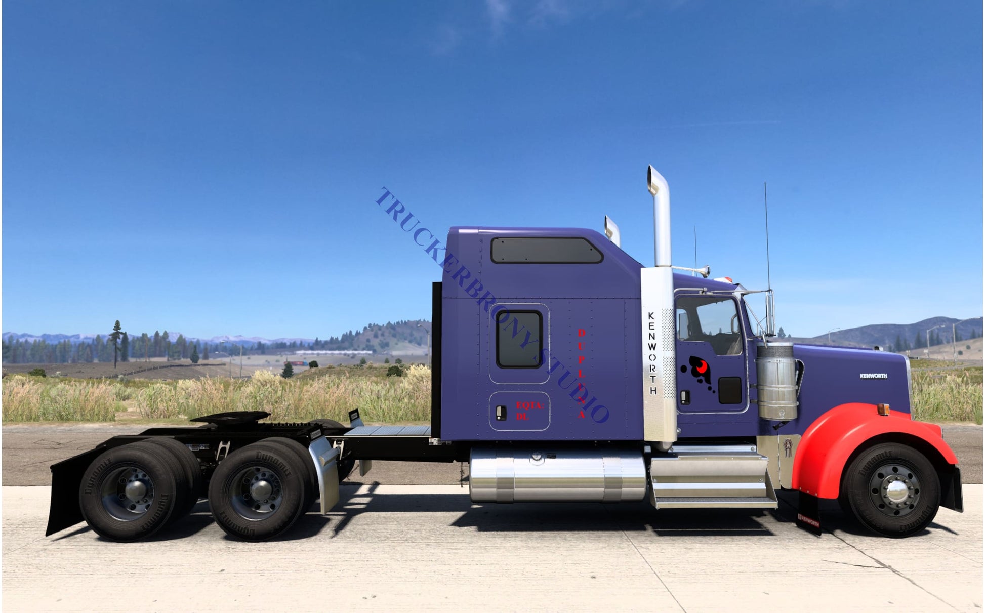 Dupluna Kenworth W9000 (Digital Image)