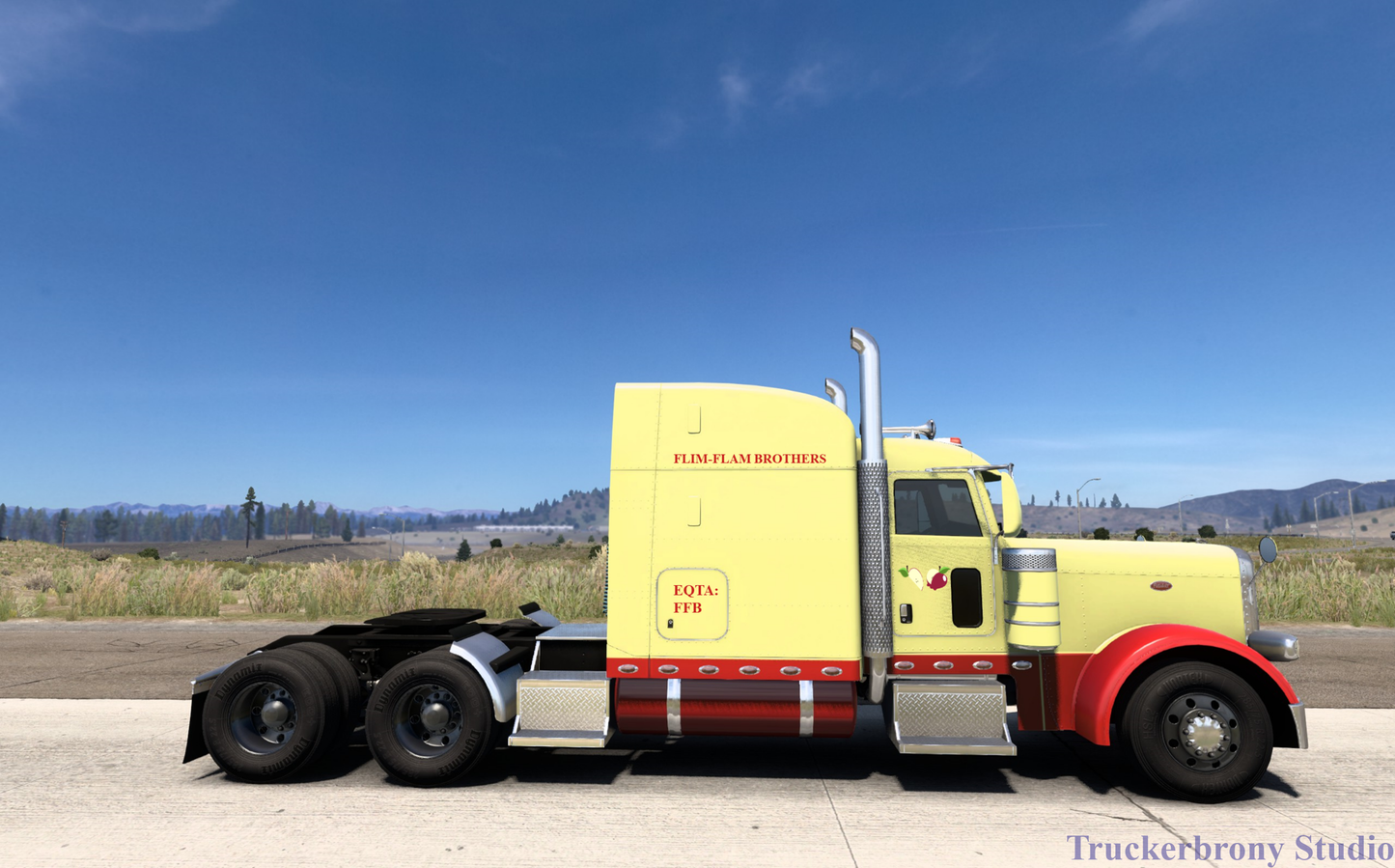 Flim-Flam Brothers Peterbilt 389 (Digital Image)