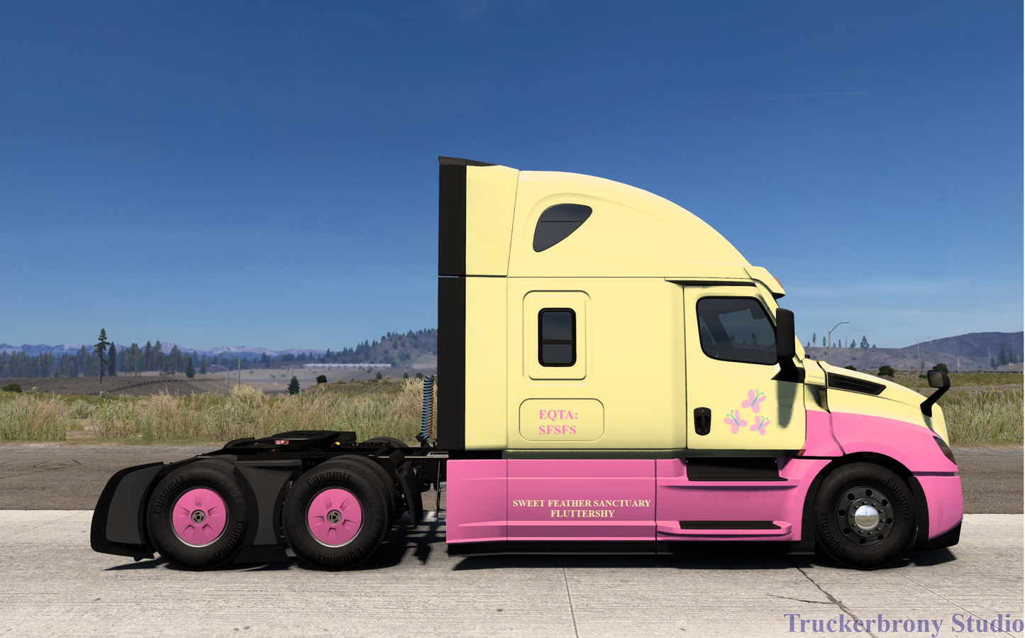 Fluttershy Freightliner Cascadia (Digital Image)