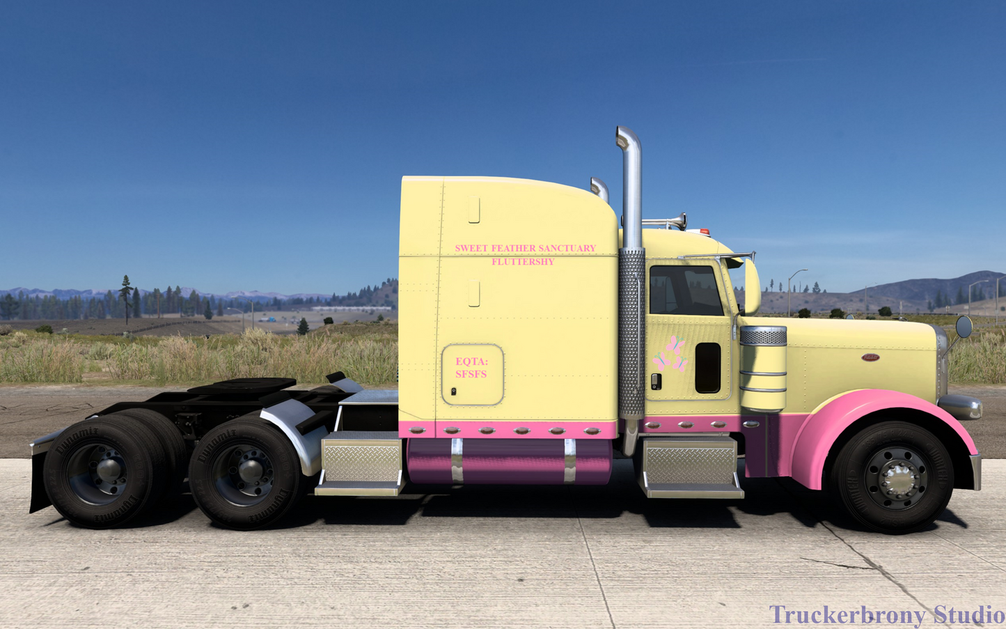 Fluttershy Peterbilt 389 (Digital Image)