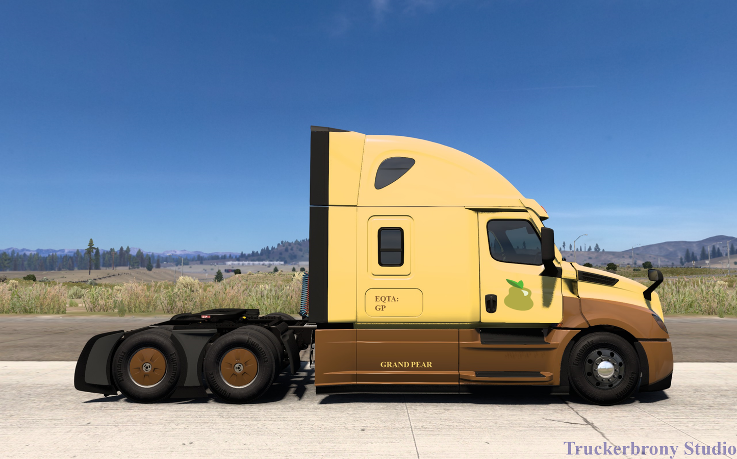 Grand Pear Freightliner Cascadia (Digital Image)