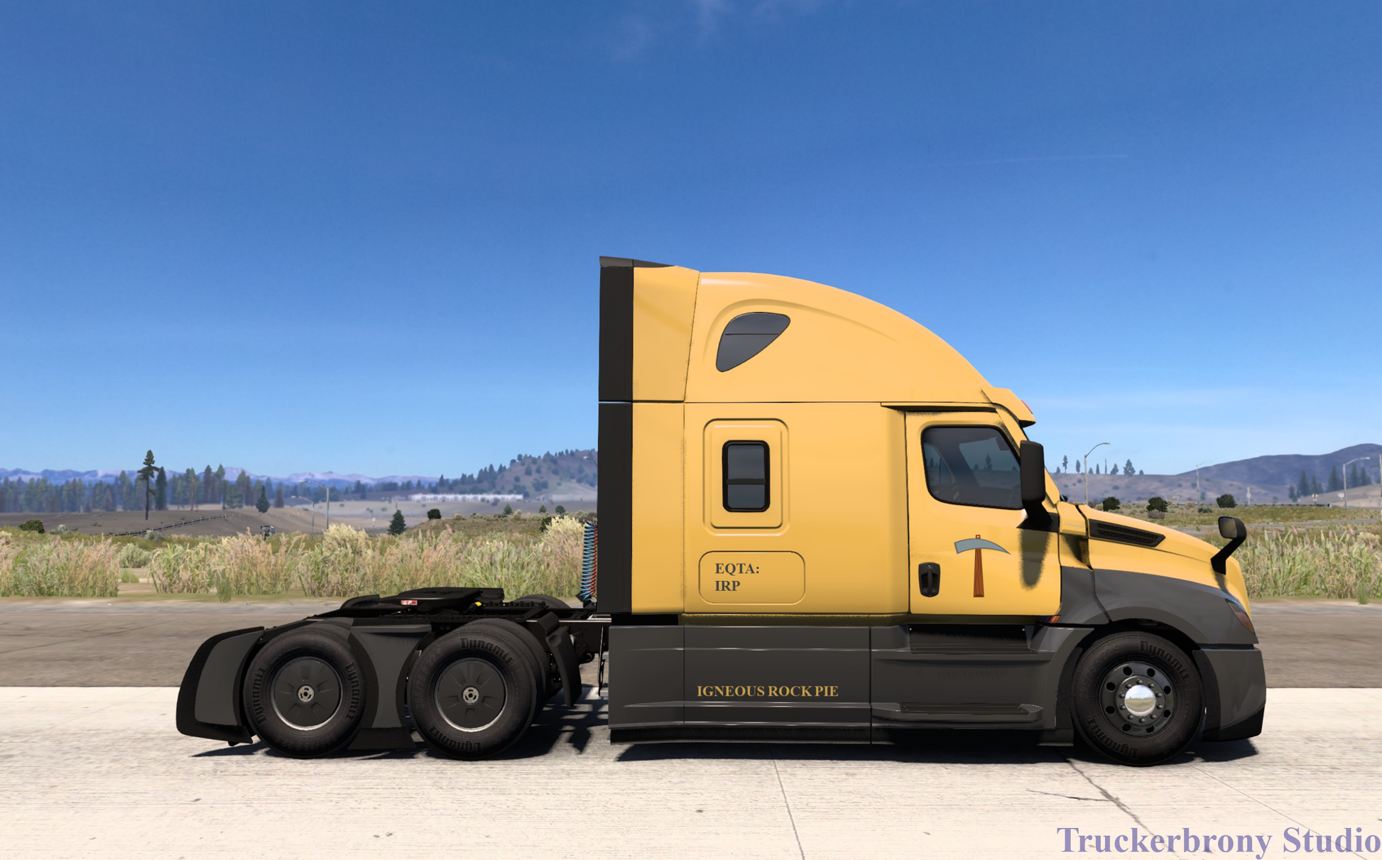 Igneous Rock Pie Freightliner Cascadia (Digital Image)