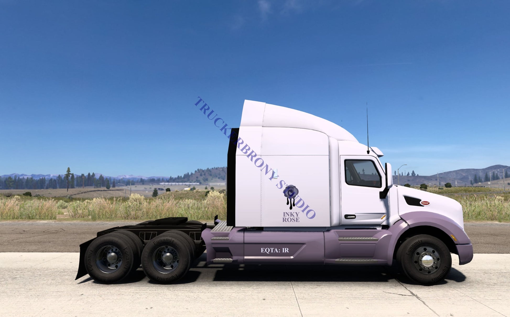 Inky Rose Peterbilt 579 (Digital Image)