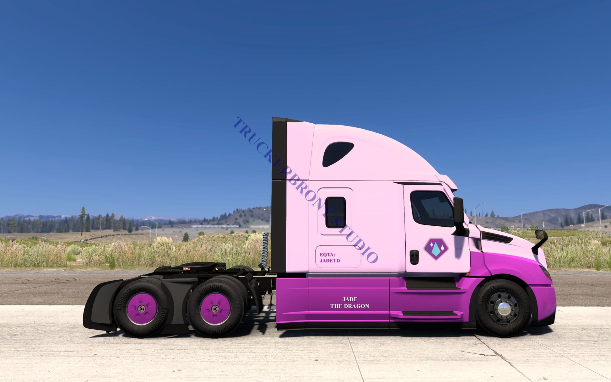 Jade The Dragon Freightliner Cascadia (Digital Image) Digital Image