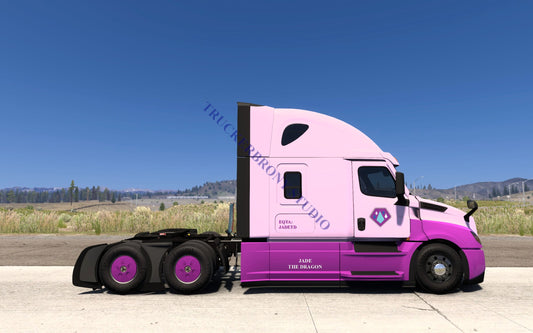 Jade The Dragon Freightliner Cascadia (Digital Image) Digital Image