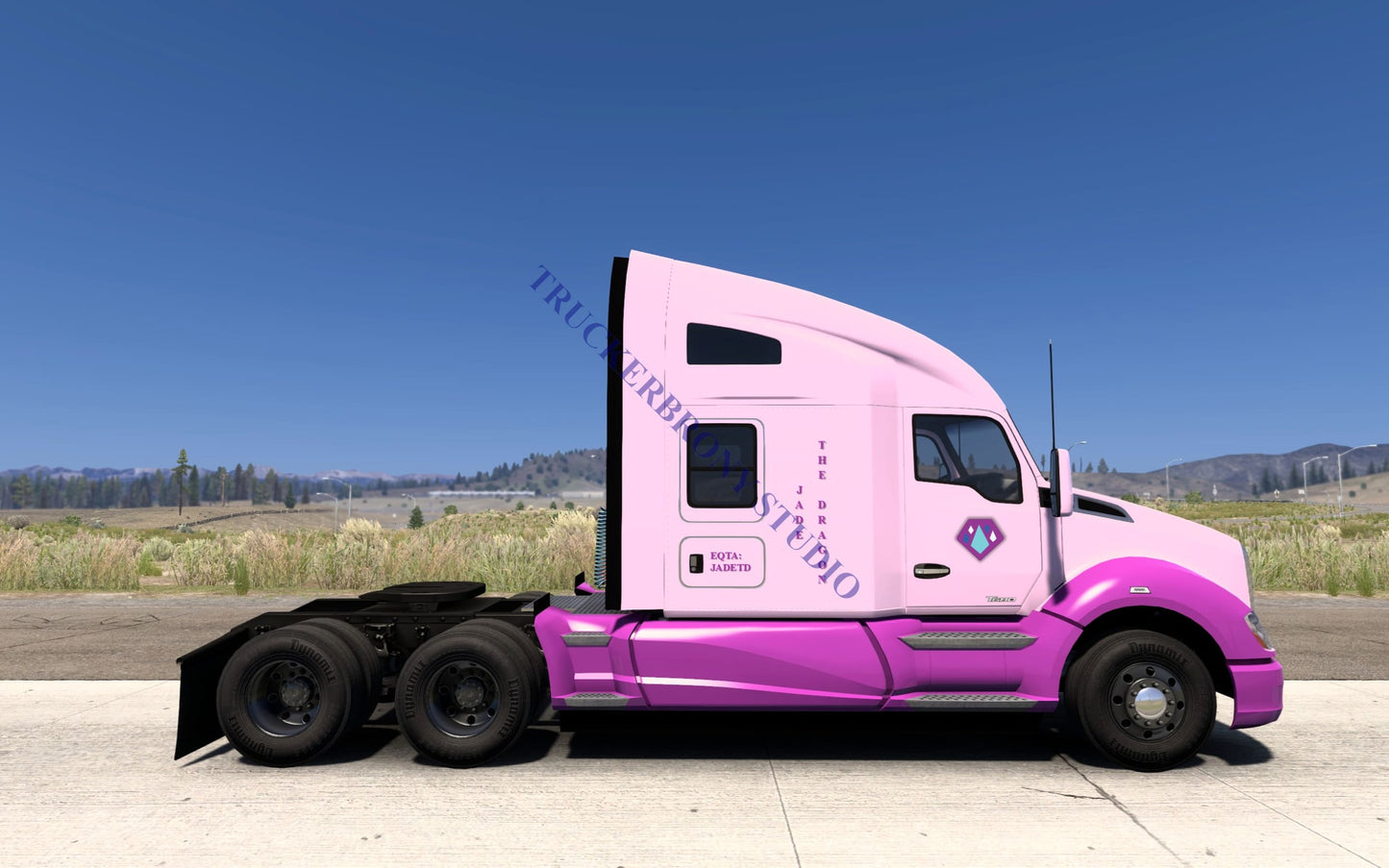Jade The Dragon Kenworth T680 (Digital Image) Digital Image