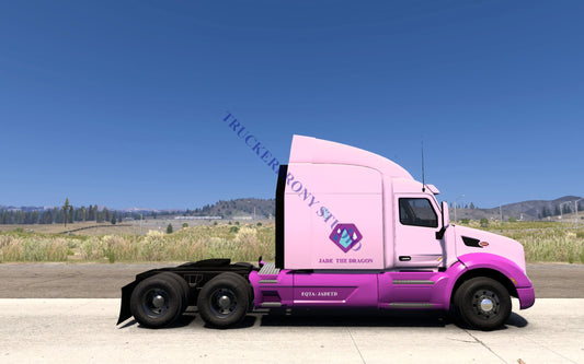 Jade The Dragon Peterbilt 579 (Digital Image) Digital Image