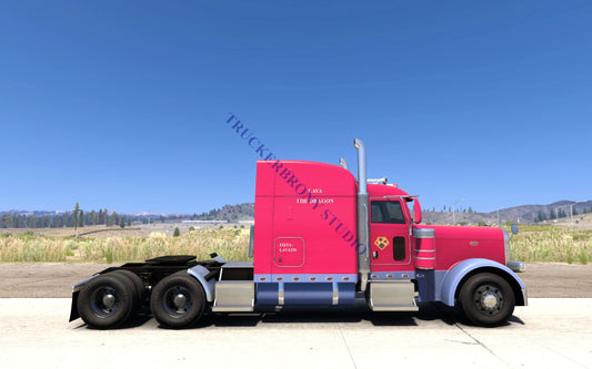Lava The Dragon Peterbilt 389 (Digital Image) Digital Image