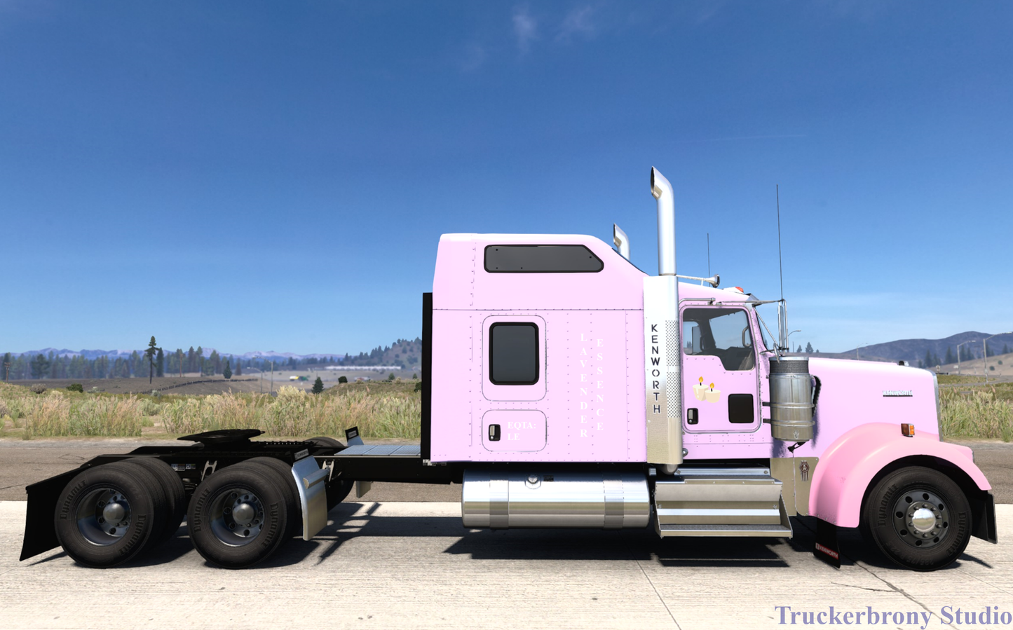 Lavender Essence Kenworth W9000 (Digital Image)