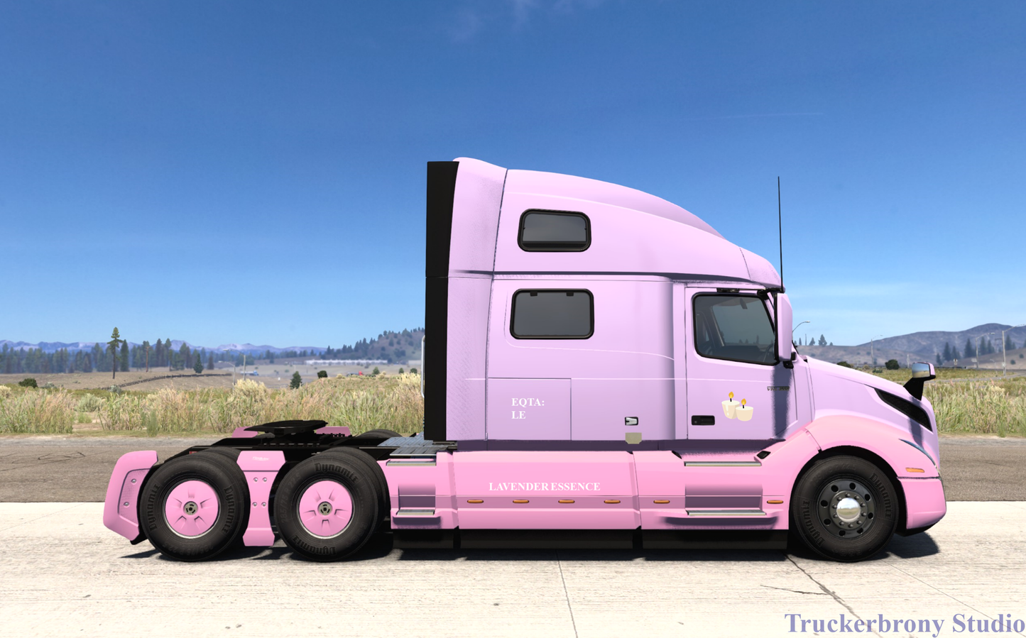 Lavender Essence Volvo Vnl (Digital Image)