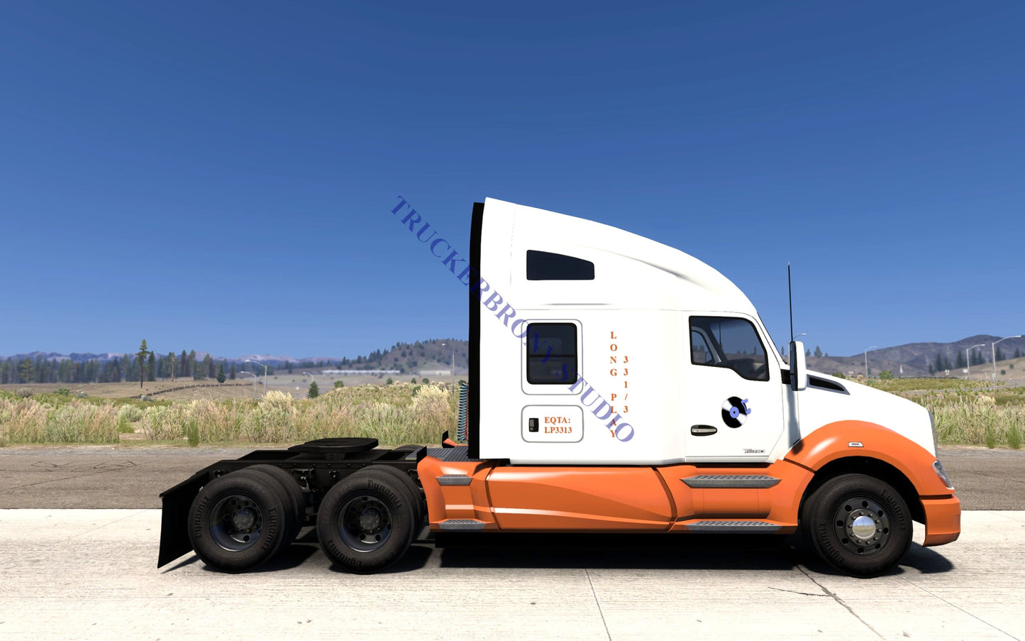 Long Play (33-1/3) Kenworth T680 (Digital Image) Digital Image