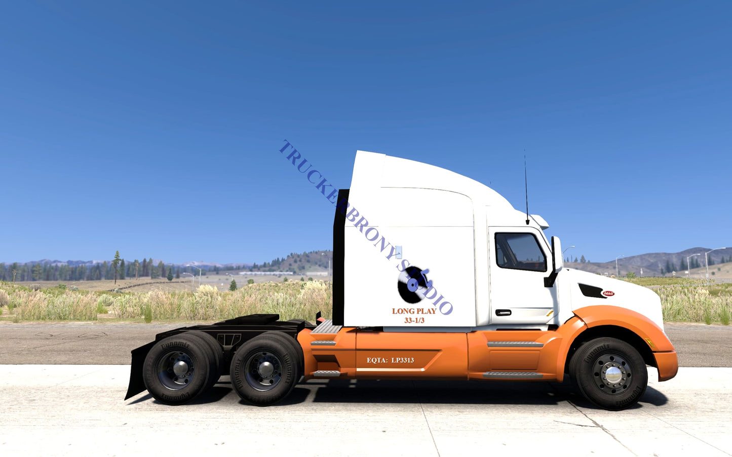 Long Play (33-1/3) Peterbilt 579 (Digital Image) Digital Image