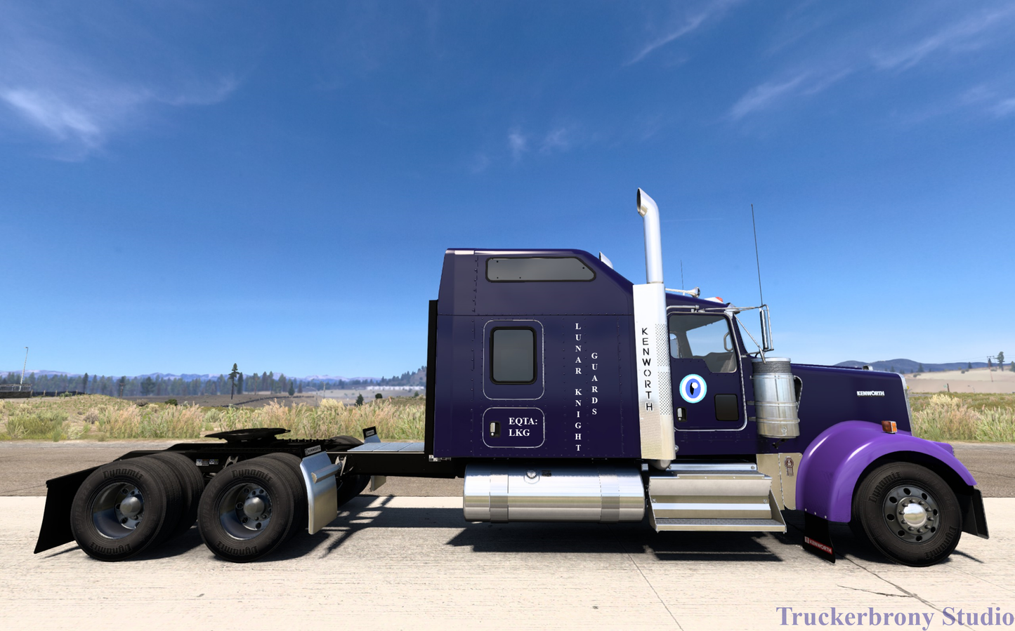 Lunar Knight Guards Kenworth W9000 (Digital Image)