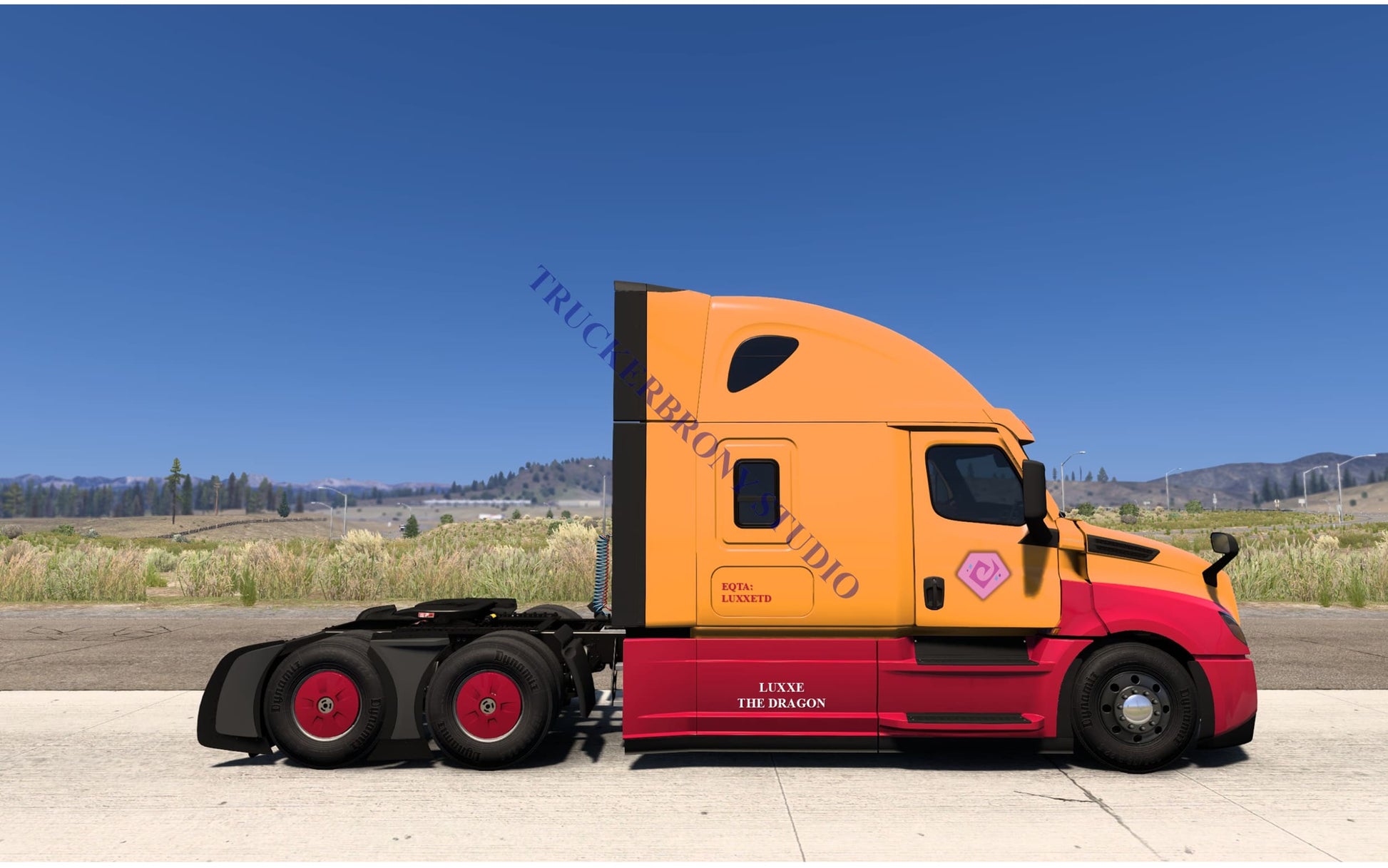 Luxxe The Dragon Freightliner Cascadia (Digital Image) Digital Image