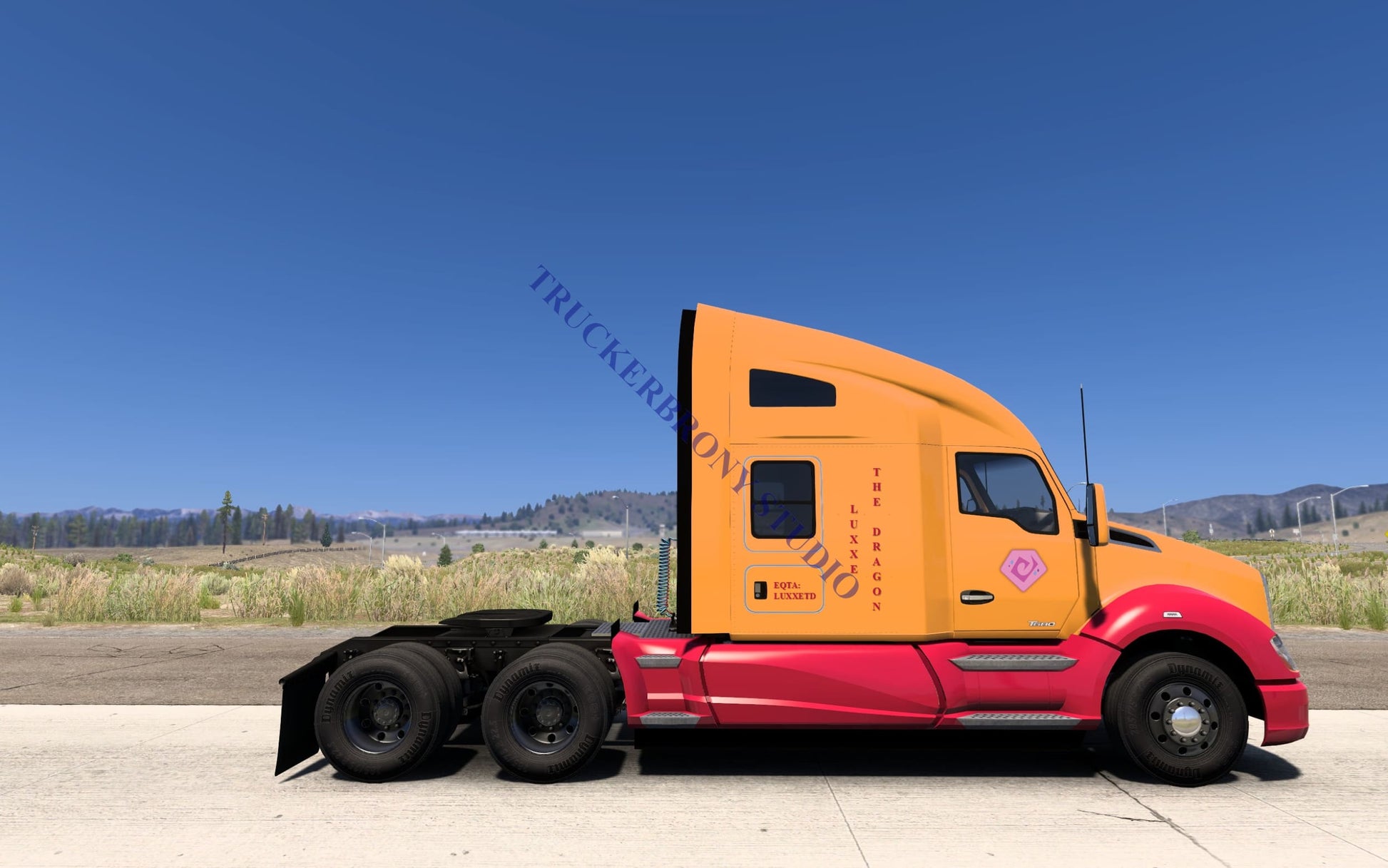 Luxxe The Dragon Kenworth T680 (Digital Image) Digital Image