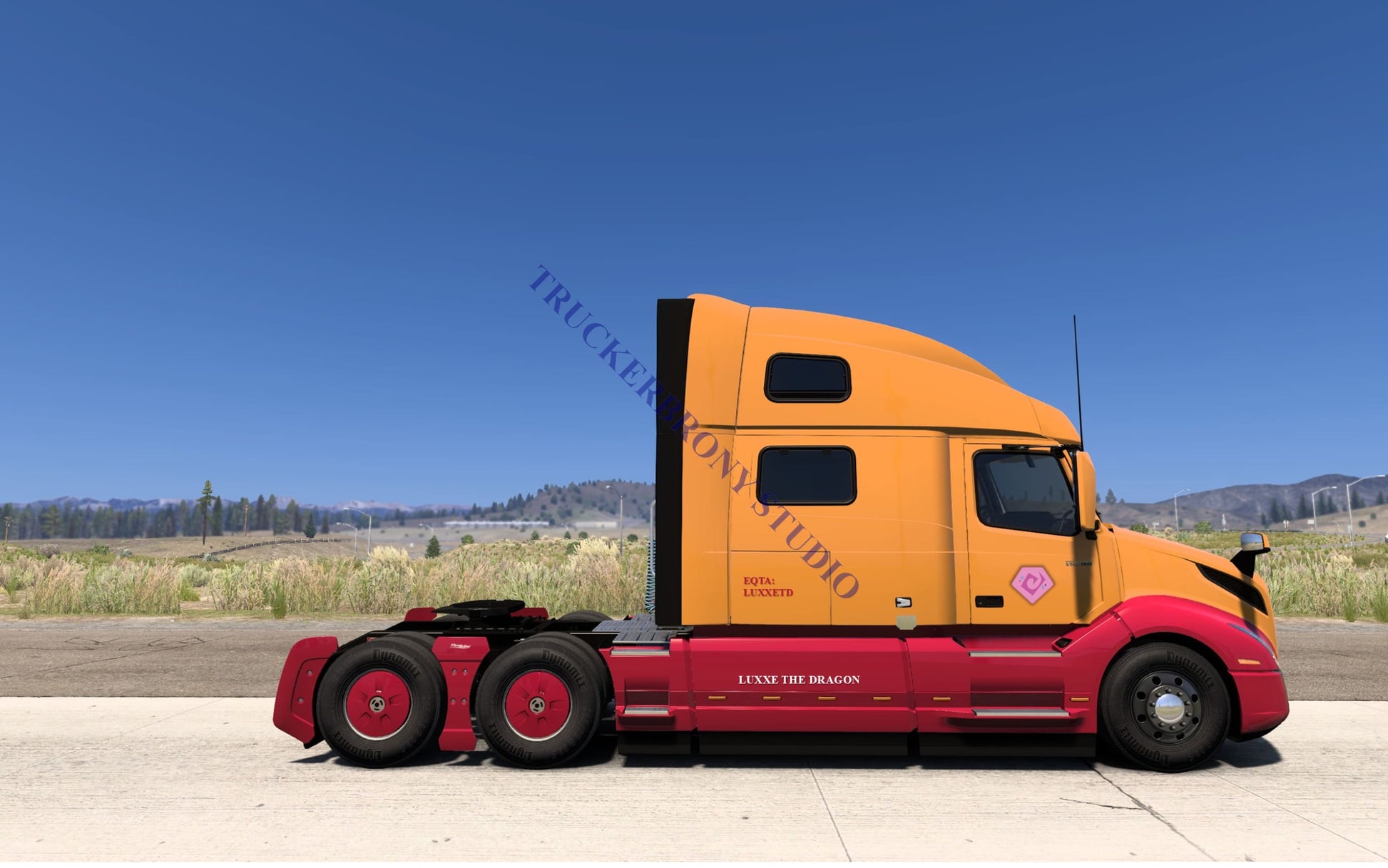 Luxxe The Dragon Volvo VNL (Digital Image) Digital Image