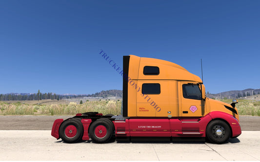 Luxxe The Dragon Volvo VNL (Digital Image) Digital Image