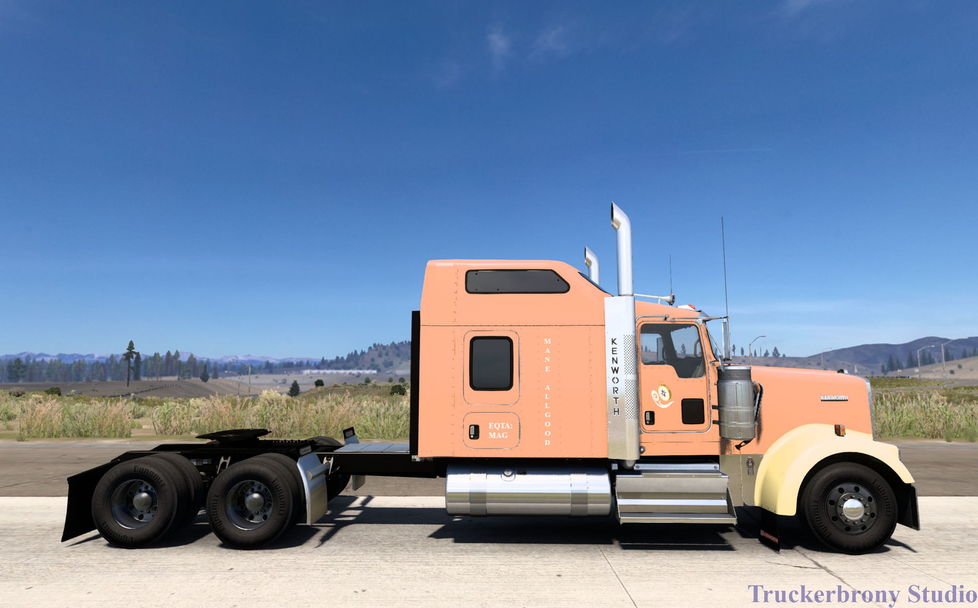 Mane Allgood Kenworth W9000 (Digital Image)