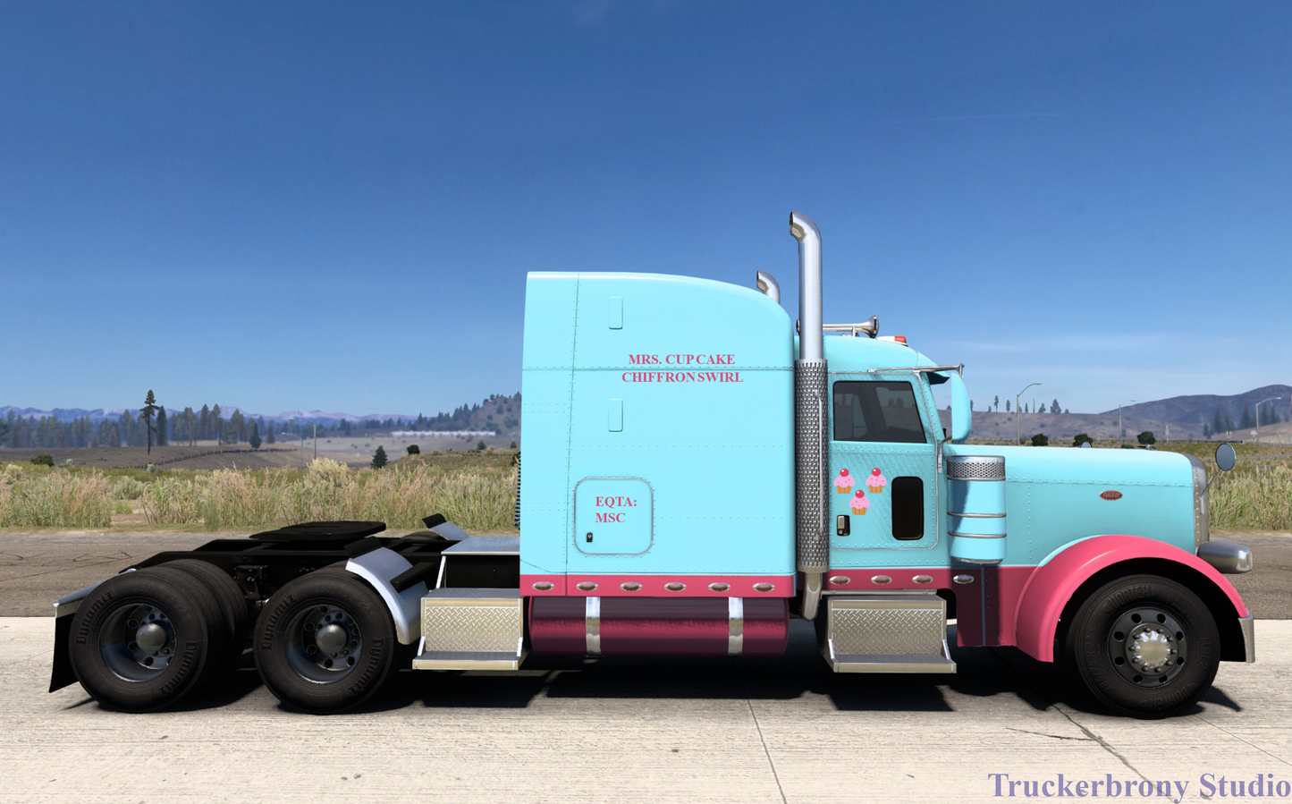 Mrs. Cup Cake Peterbilt 389 (Digital Image)