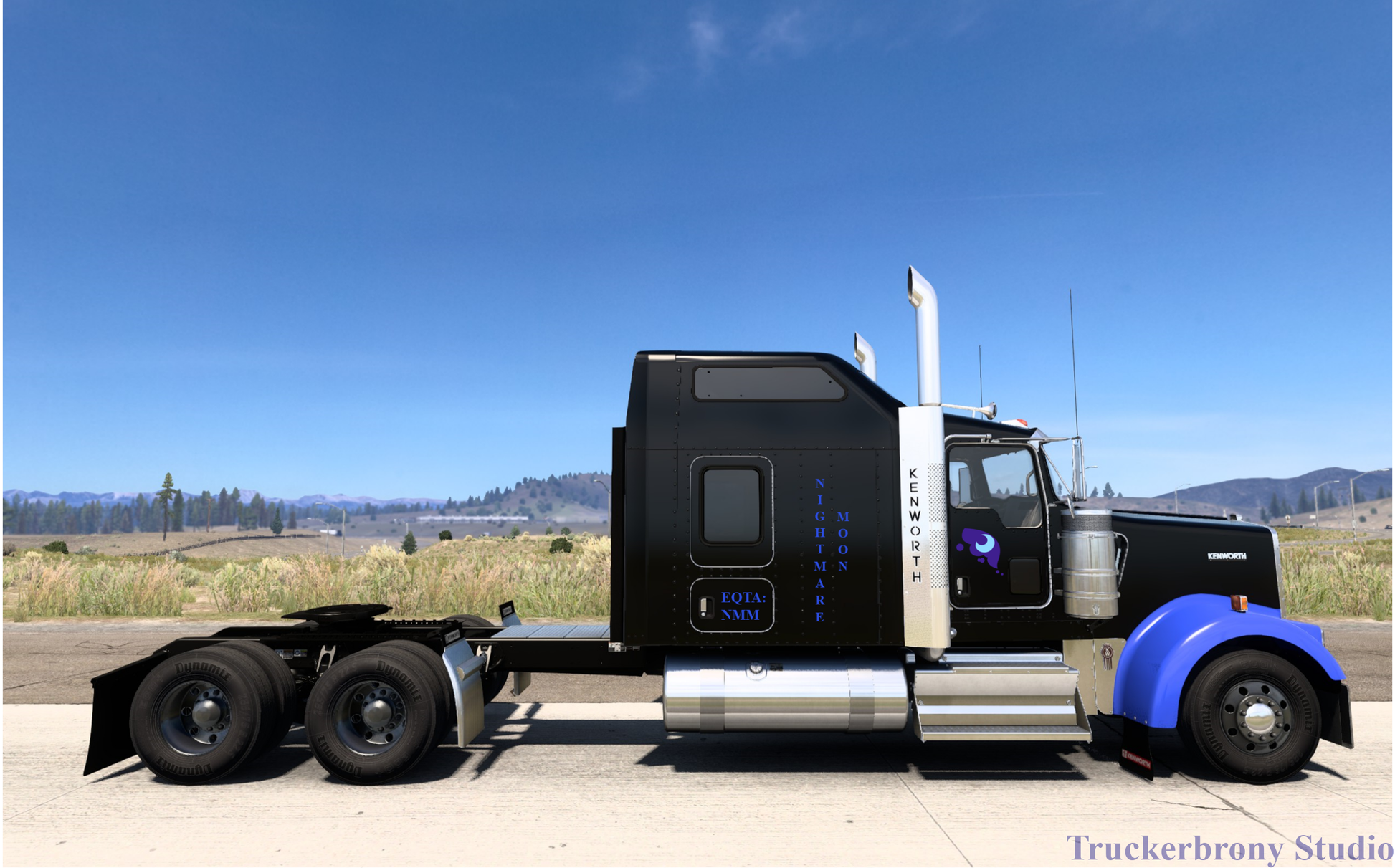 Nightmare Moon Kenworth W9000 (Digital Image)