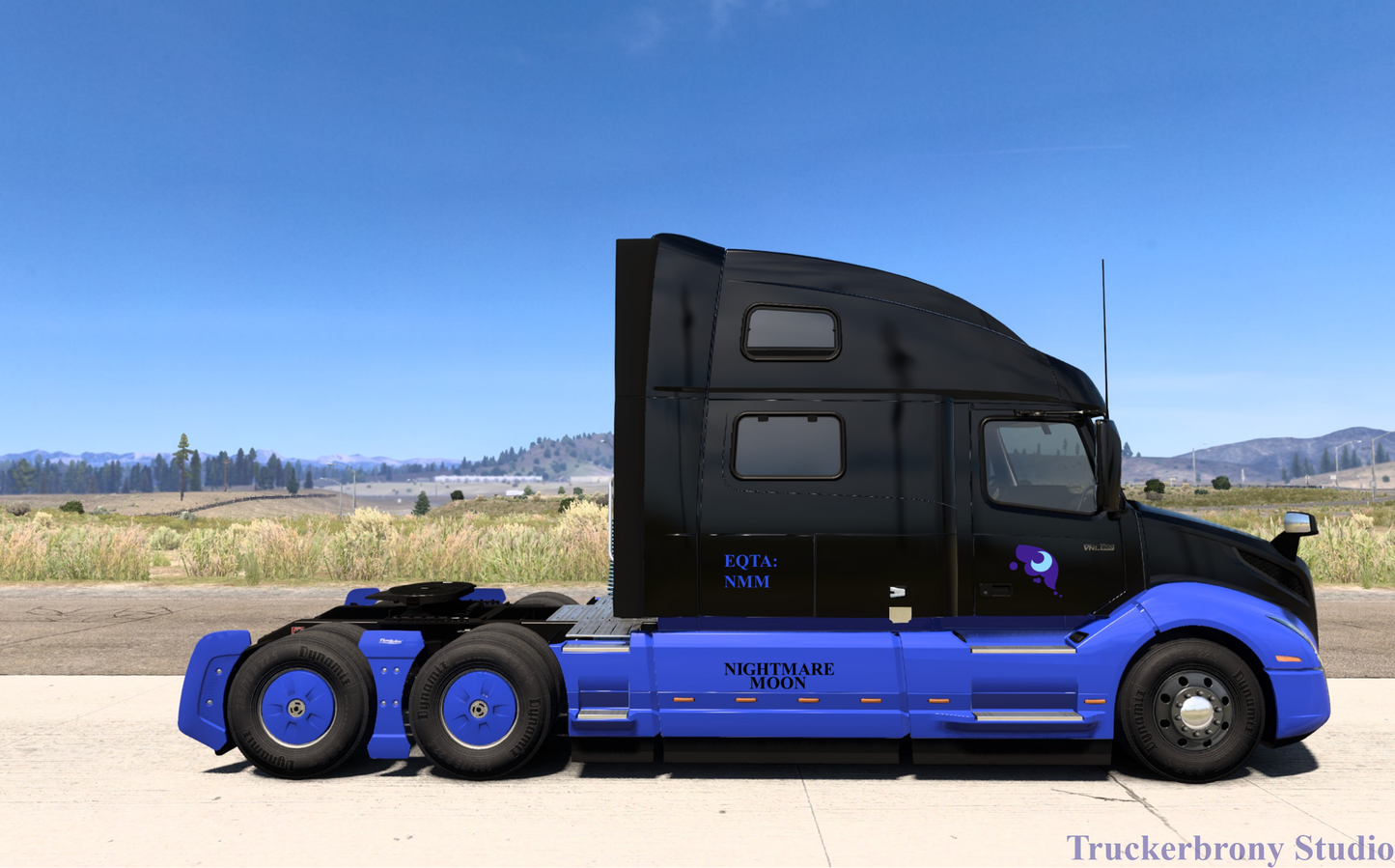 Nightmare Moon Volvo Vnl (Digital Image)