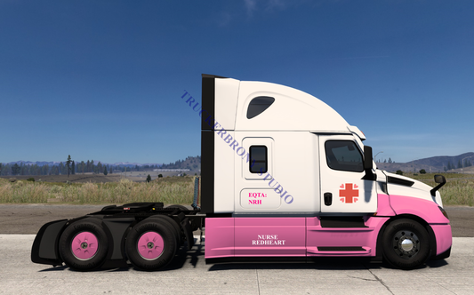 Nurse Redheart Freightliner Cascadia (Digital Image)