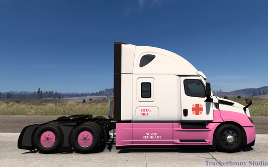 Nurse Redheart Freightliner Cascadia (Digital Image)