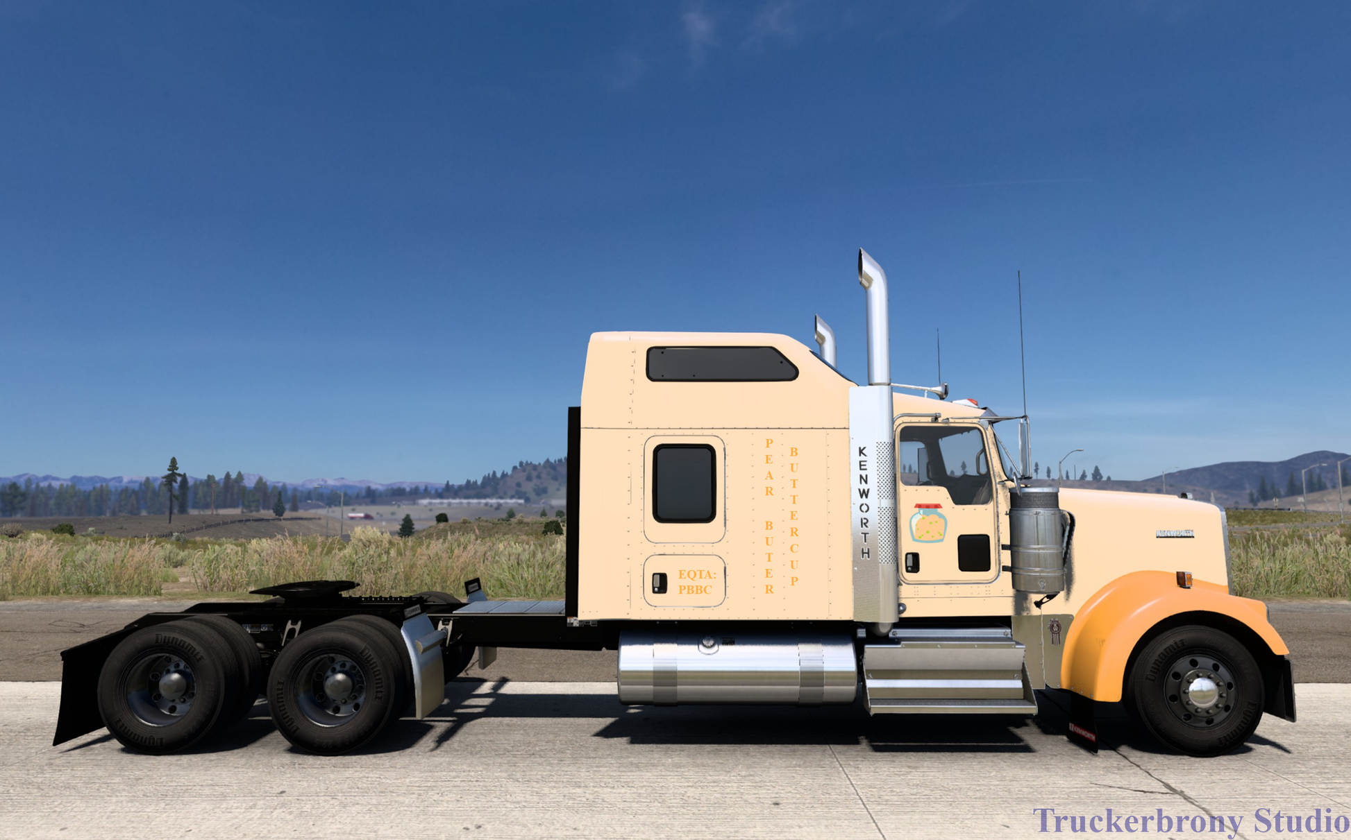 Pear Butter Kenworth W9000 (Digital Image)