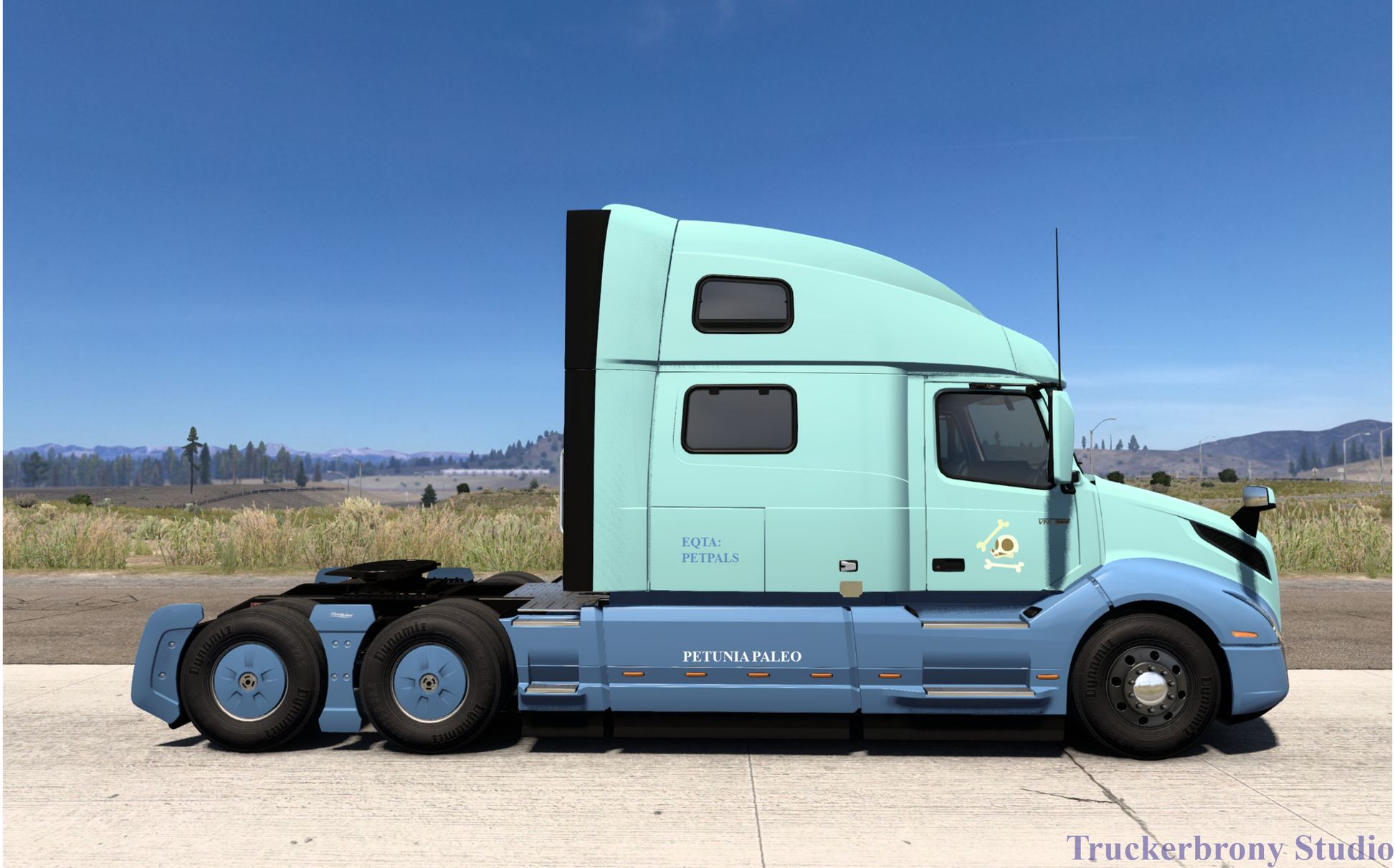 Petunia Paleo Volvo Vnl (Digital Image)