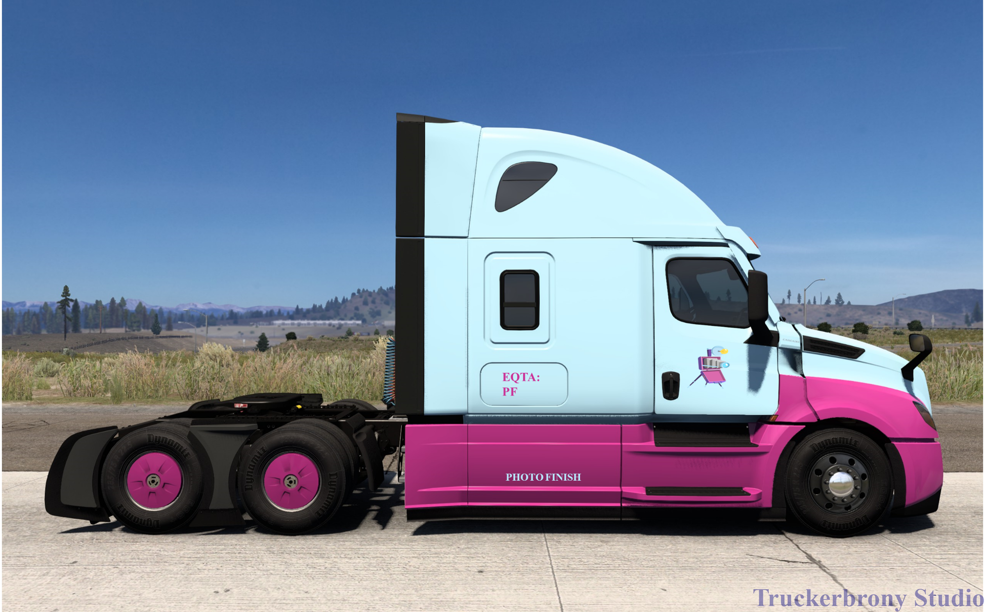 Photo Finish Freightliner Cascadia (Digital Image)